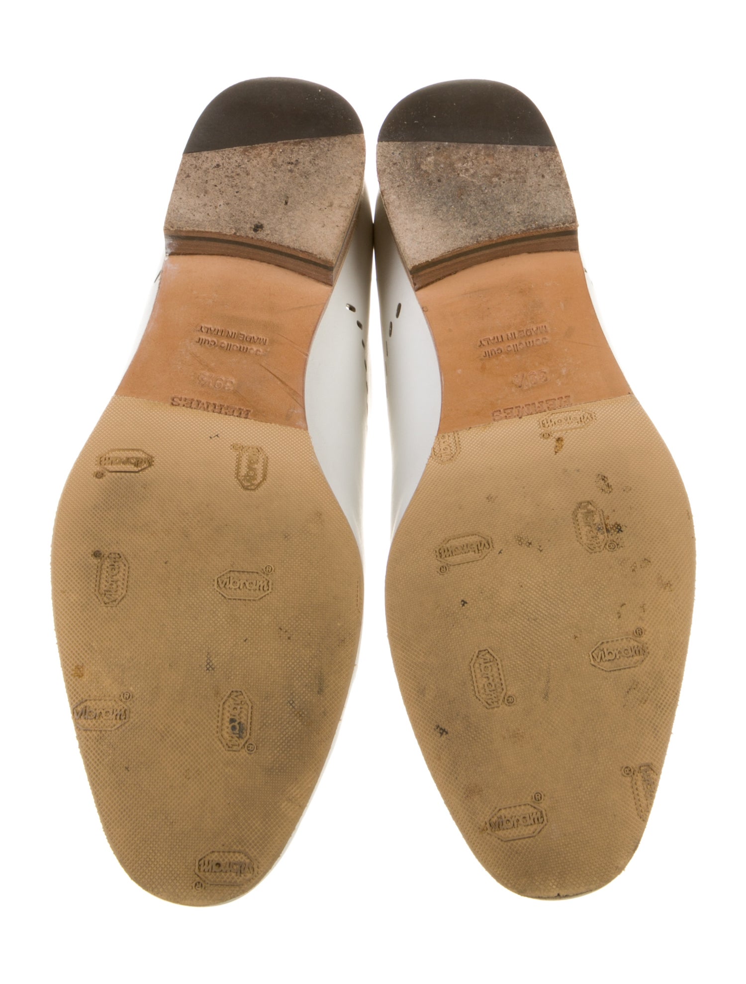 Hermès Leather Lasercut Accents Oxfords